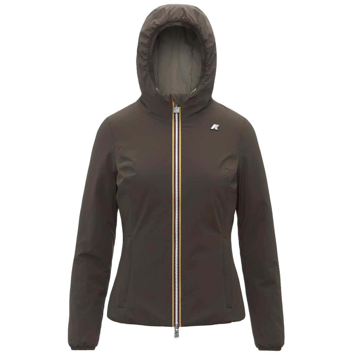 K-WAY Lily ST Warm Reversible K6128TW B42 BLACK OLIVE - GREEN 