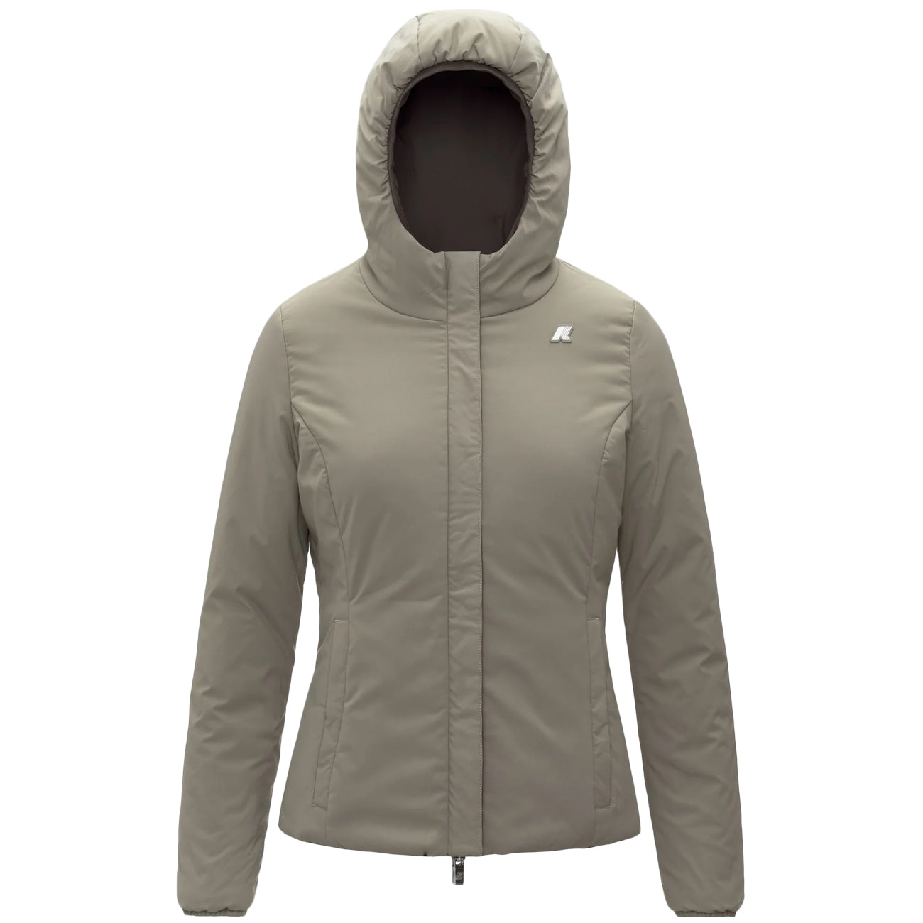 K-WAY Lily ST Warm Reversible K6128TW B42 BLACK OLIVE - GREEN 