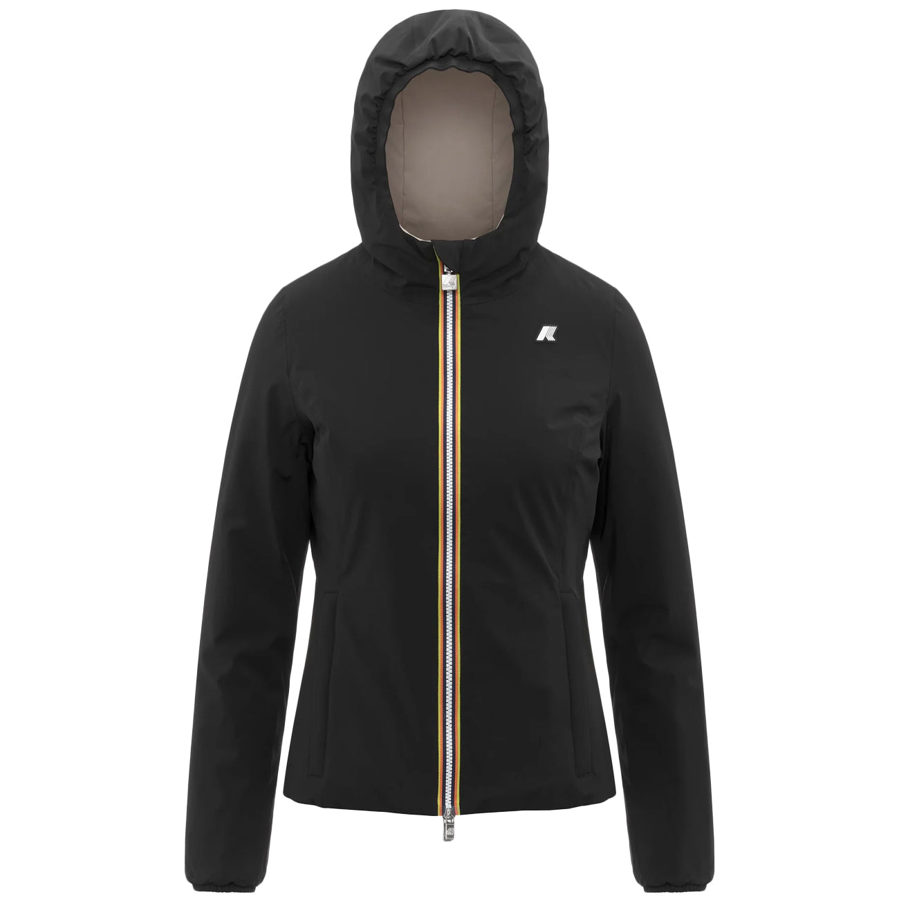K-WAY Lily ST Warm Reversible K6128TW BC9 BLACK PURE-BEIGE C 