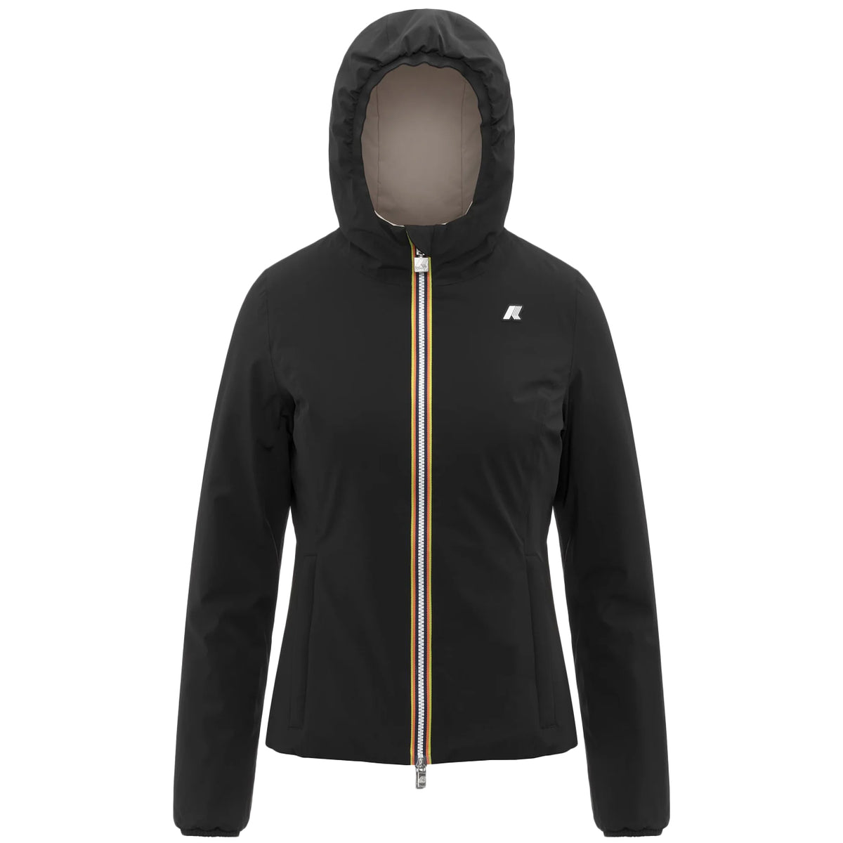 K-WAY Lily ST Warm Reversible K6128TW BC9 BLACK PURE-BEIGE C 