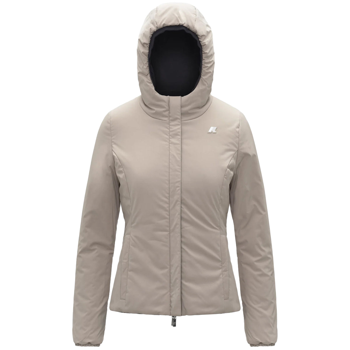 K-WAY Lily ST Warm Reversible K6128TW BC9 BLACK PURE-BEIGE C 