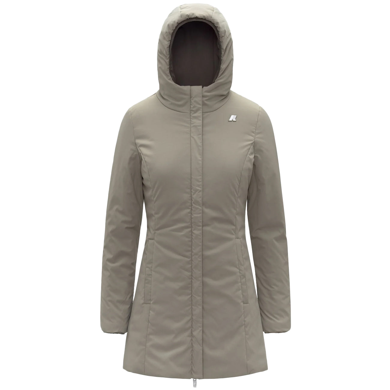 K-WAY Denise ST Warm Reversible K6128UW B42 BLACK OLIVE-GREEN 