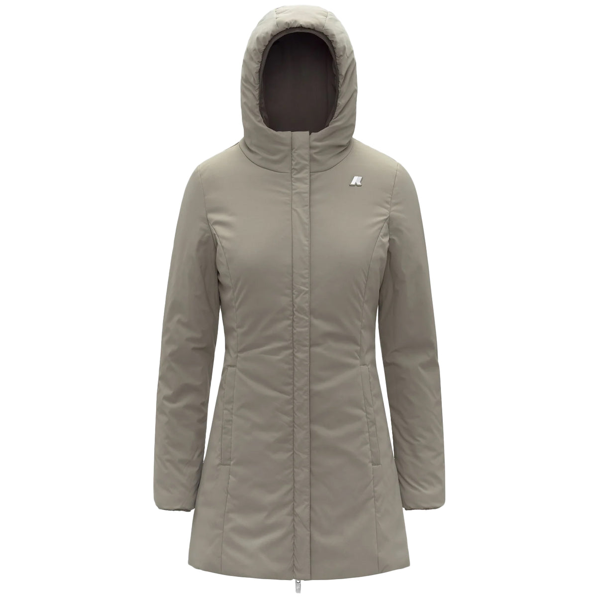 K-WAY Denise ST Warm Reversible K6128UW B42 BLACK OLIVE-GREEN 