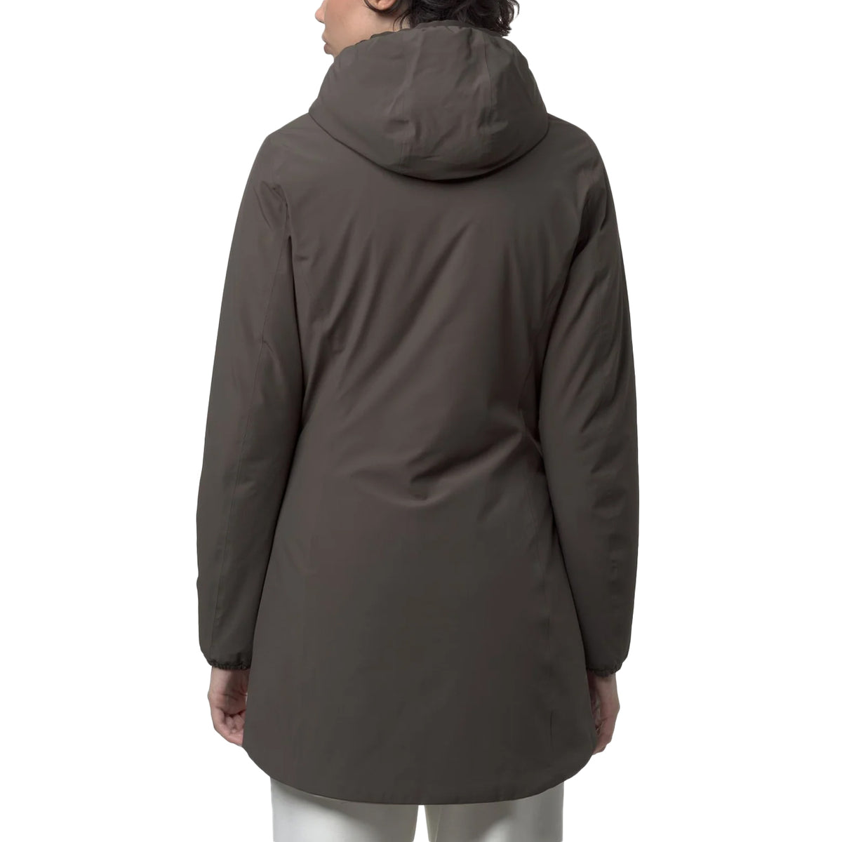 K-WAY Denise ST Warm Reversible K6128UW B42 BLACK OLIVE-GREEN 