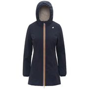 K-WAY Denise ST Warm Reversible K6128UW BBC BLUE DEPTH-BEIGE C 