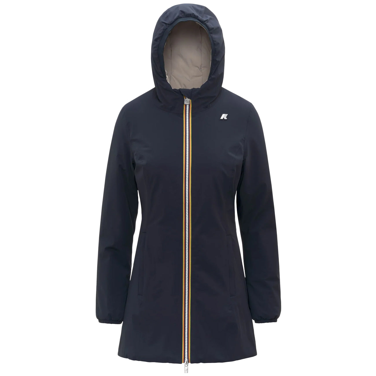 K-WAY Denise ST Warm Reversible K6128UW BBC BLUE DEPTH-BEIGE C 