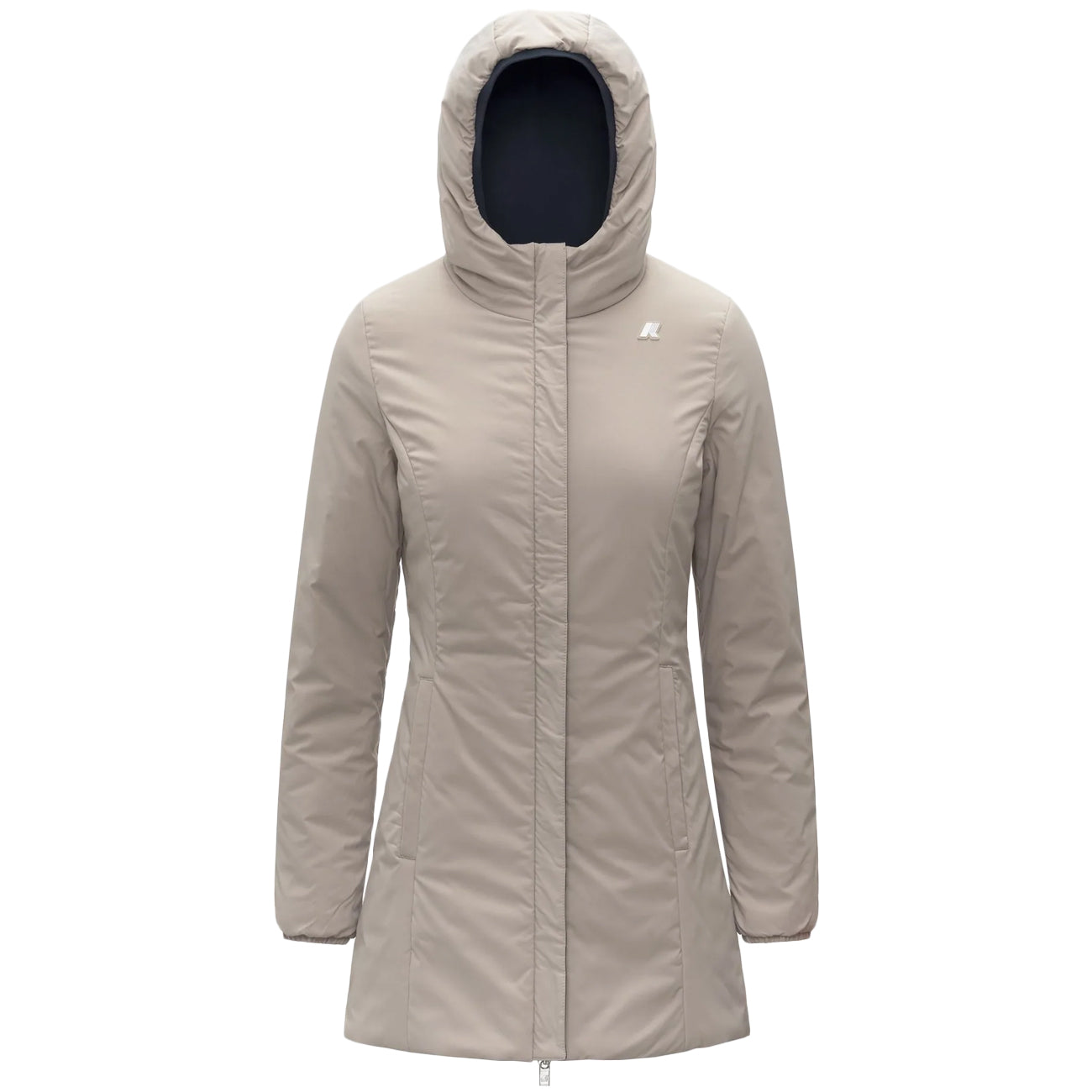 K-WAY Denise ST Warm Reversible K6128UW BBC BLUE DEPTH-BEIGE C 
