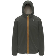 K-WAY Jack ST Warm Reversible K6128VW B2P GREEN BLACKISH 