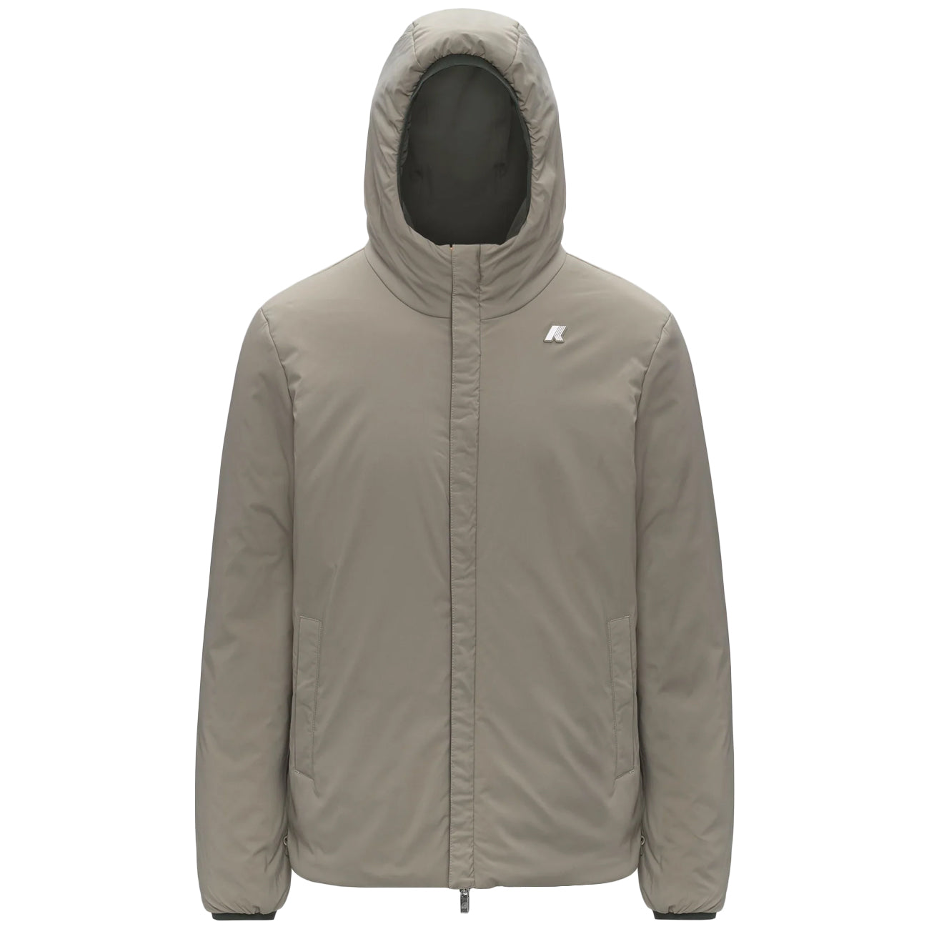 K-WAY Jack ST Warm Reversible K6128VW B2P GREEN BLACKISH 