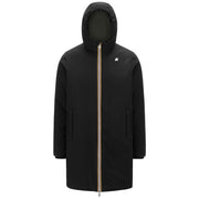 K-WAY Jacob ST Warm Reversible K6128WW AH3 BLACK PURE-GREEN B 