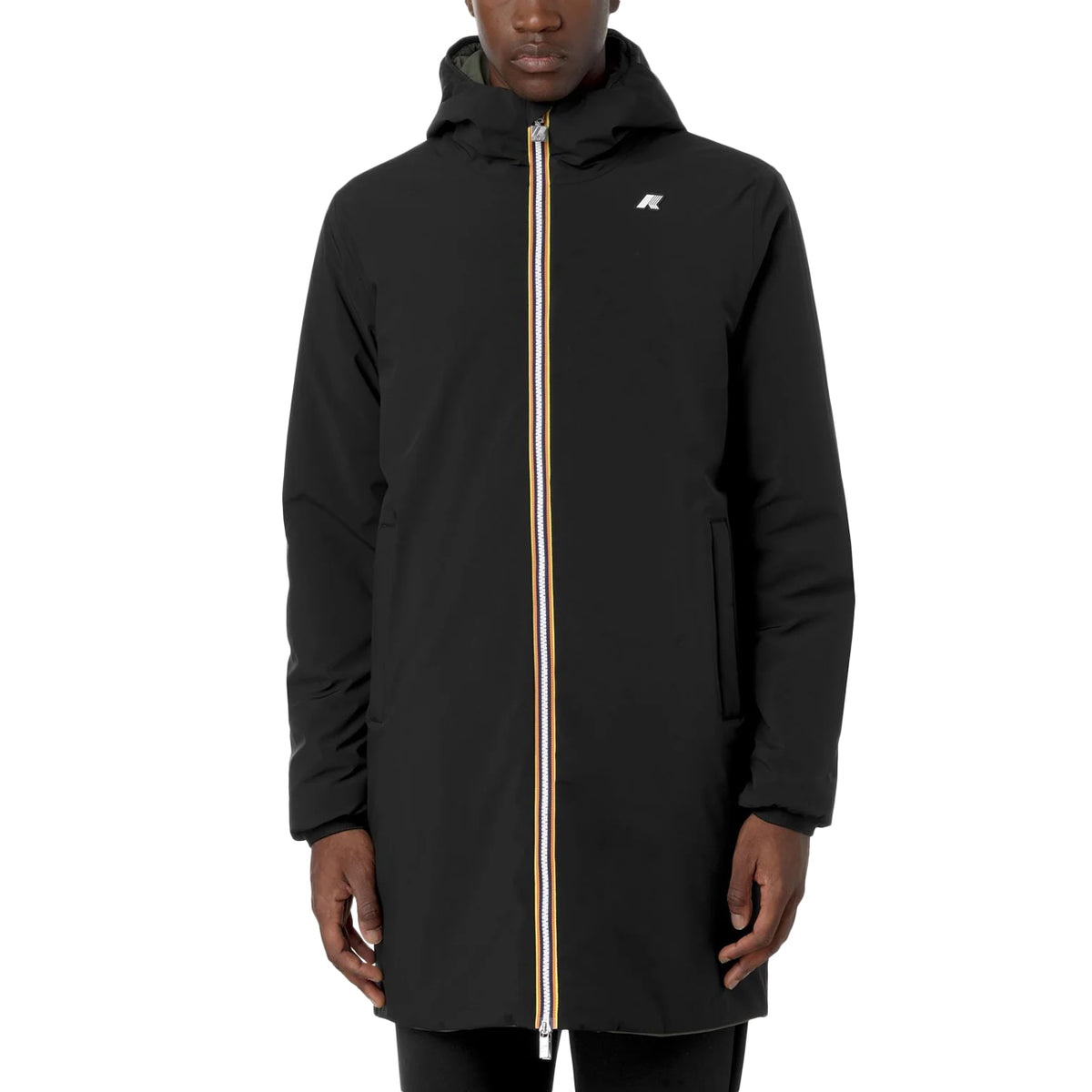K-WAY Jacob ST Warm Reversible K6128WW AH3 BLACK PURE-GREEN B 