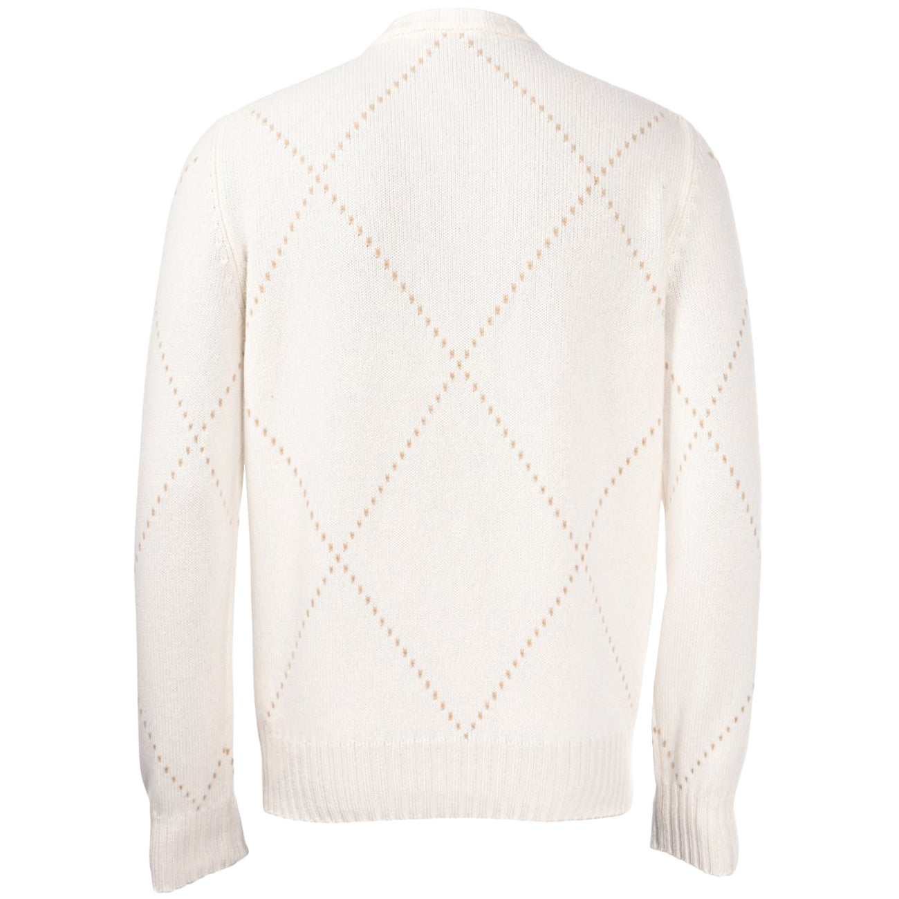 LA FILERIA Maglia Girocollo A Rombi 13156/19653 001 BEIGE 