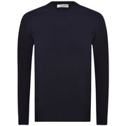 LA FILERIA Maglia Girocollo In Lana Vergine 24157/25024 598 BLU 