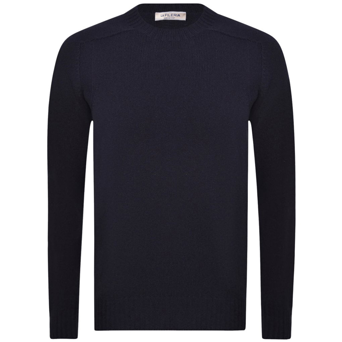 LA FILERIA Maglia Girocollo In Lana Vergine 24157/25024 598 BLU 