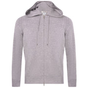 LA FILERIA Felpa Con Cappuccio E Zip 24172/25024 071 GRIGIO 