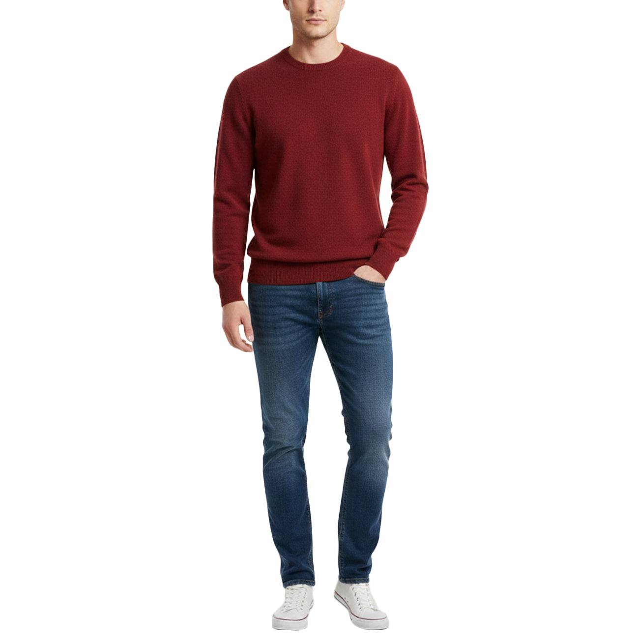 LA FILERIA Maglia Girocollo 55167/19690 273 BORDEAUX 