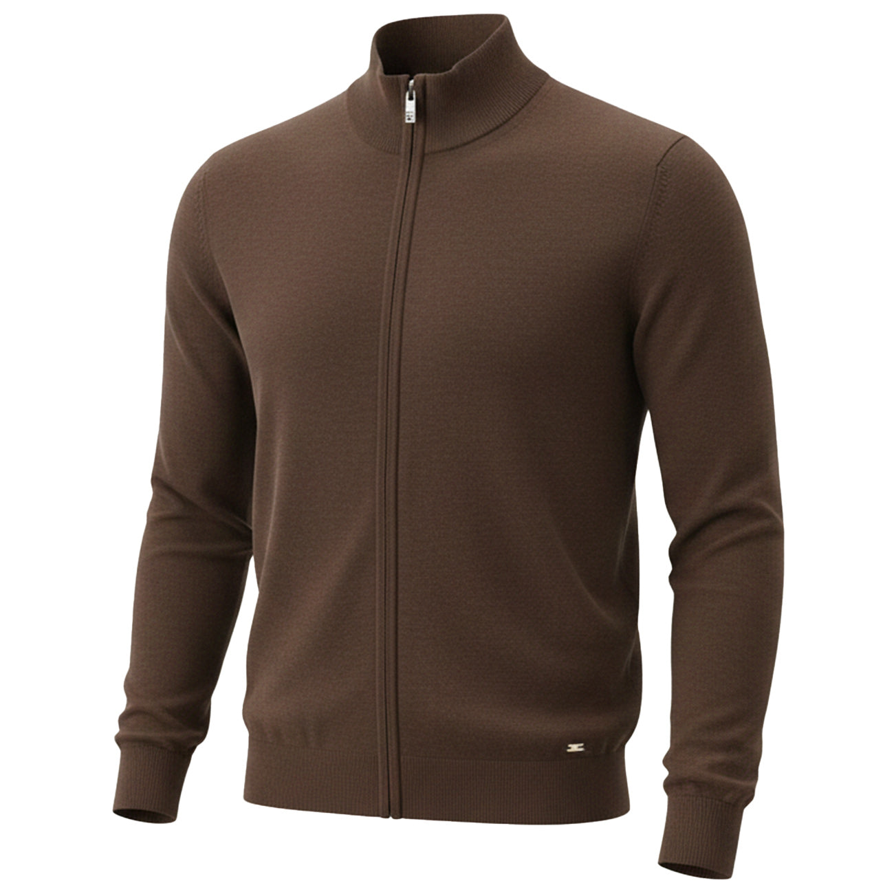 MARKUP Maglia Full Zip Viscose Blend MK20016 TORTORA 