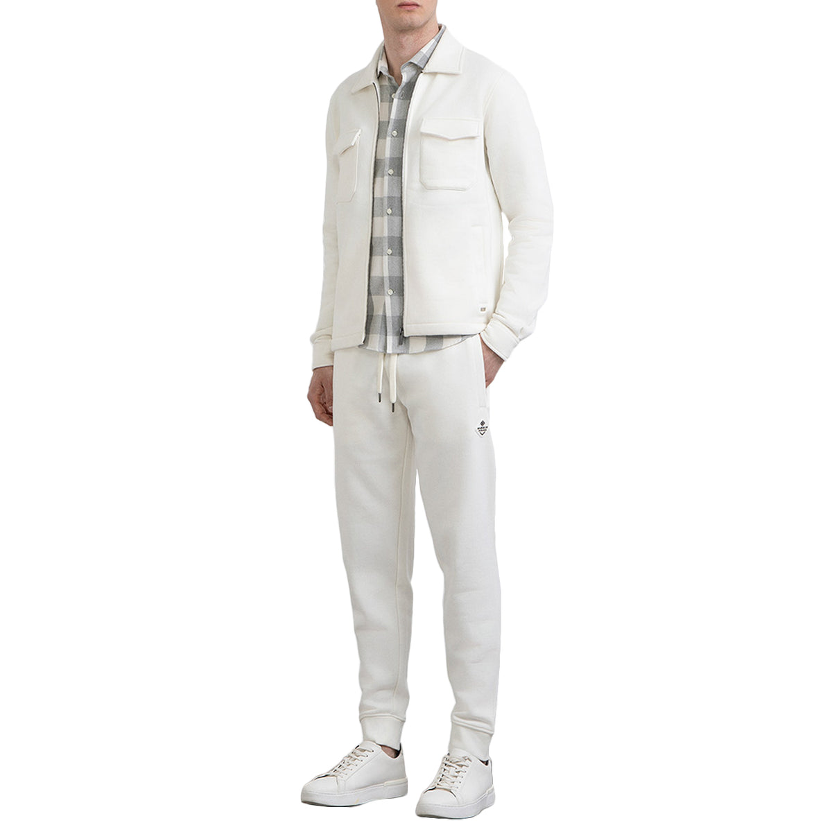 MARKUP Pantalone In Felpa Con Patch Gommata MK22070 LATTE 