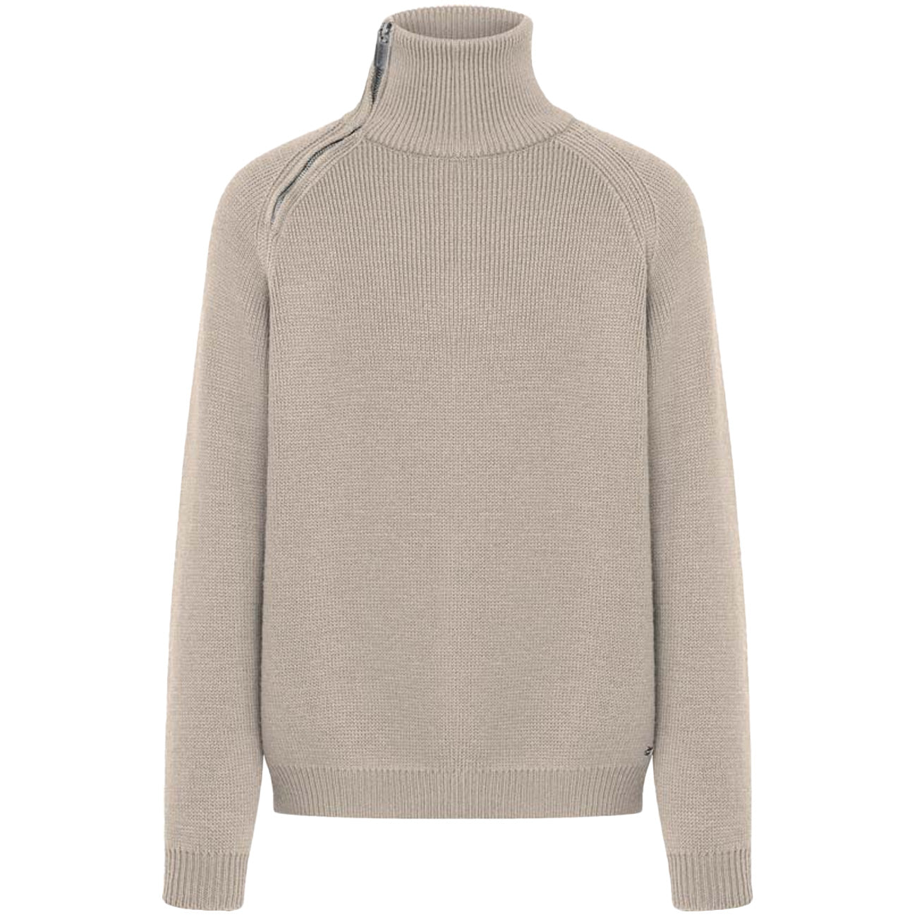MARKUP Dolcevita A Coste Con Zip Laterale Al Collo MK9900054 BEIGE 