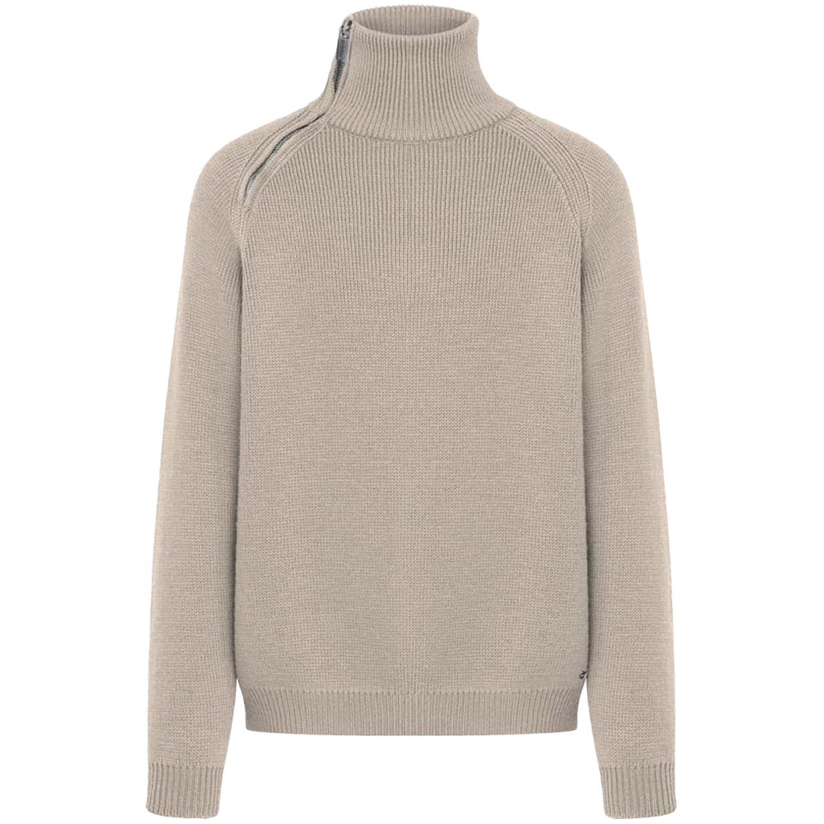 MARKUP Dolcevita A Coste Con Zip Laterale Al Collo MK9900054 BEIGE 