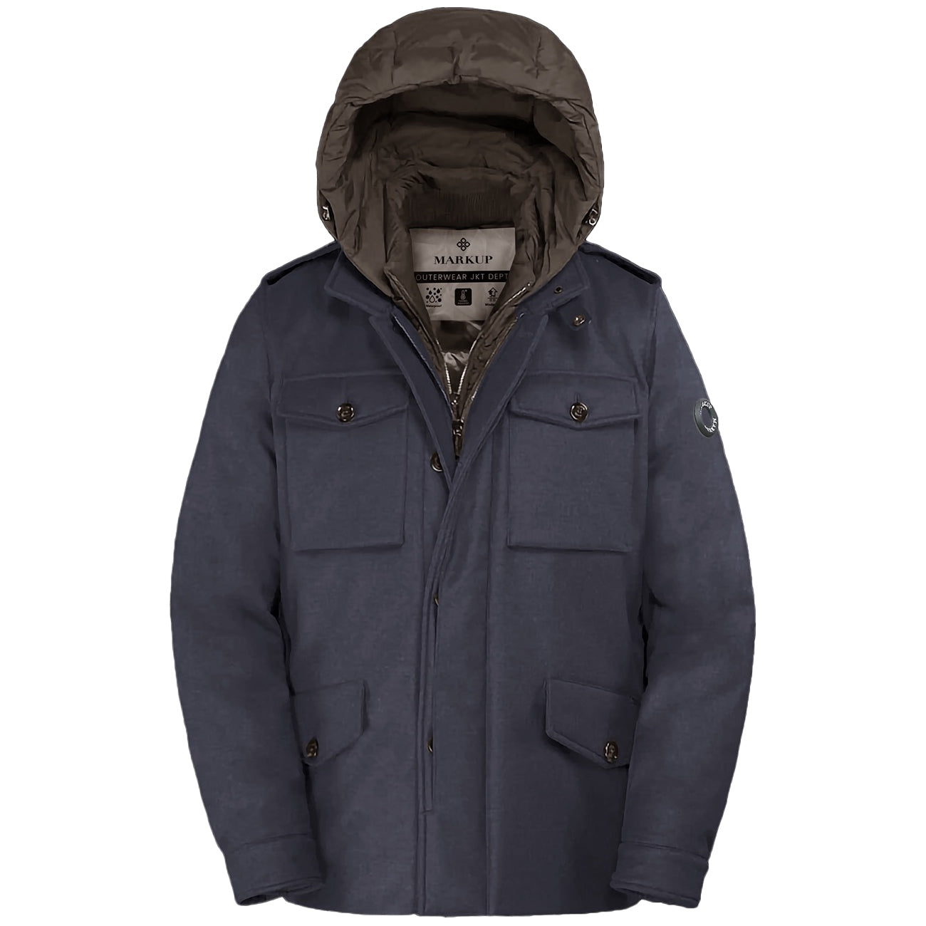 MARKUP Field Jacket Con Pettorina MK9940028 BLUE 