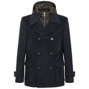 MARKUP Cappotto Doppiopetto Con Pettorina E Cappuccio MK9940621 BLUE 
