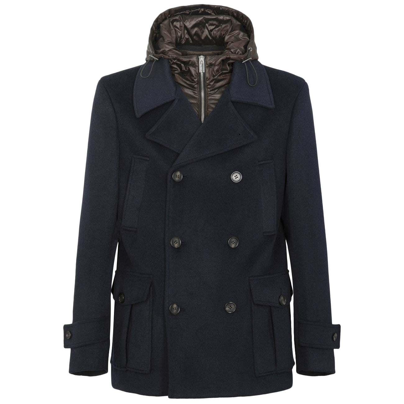 MARKUP Cappotto Doppiopetto Con Pettorina E Cappuccio MK9940621 BLUE 