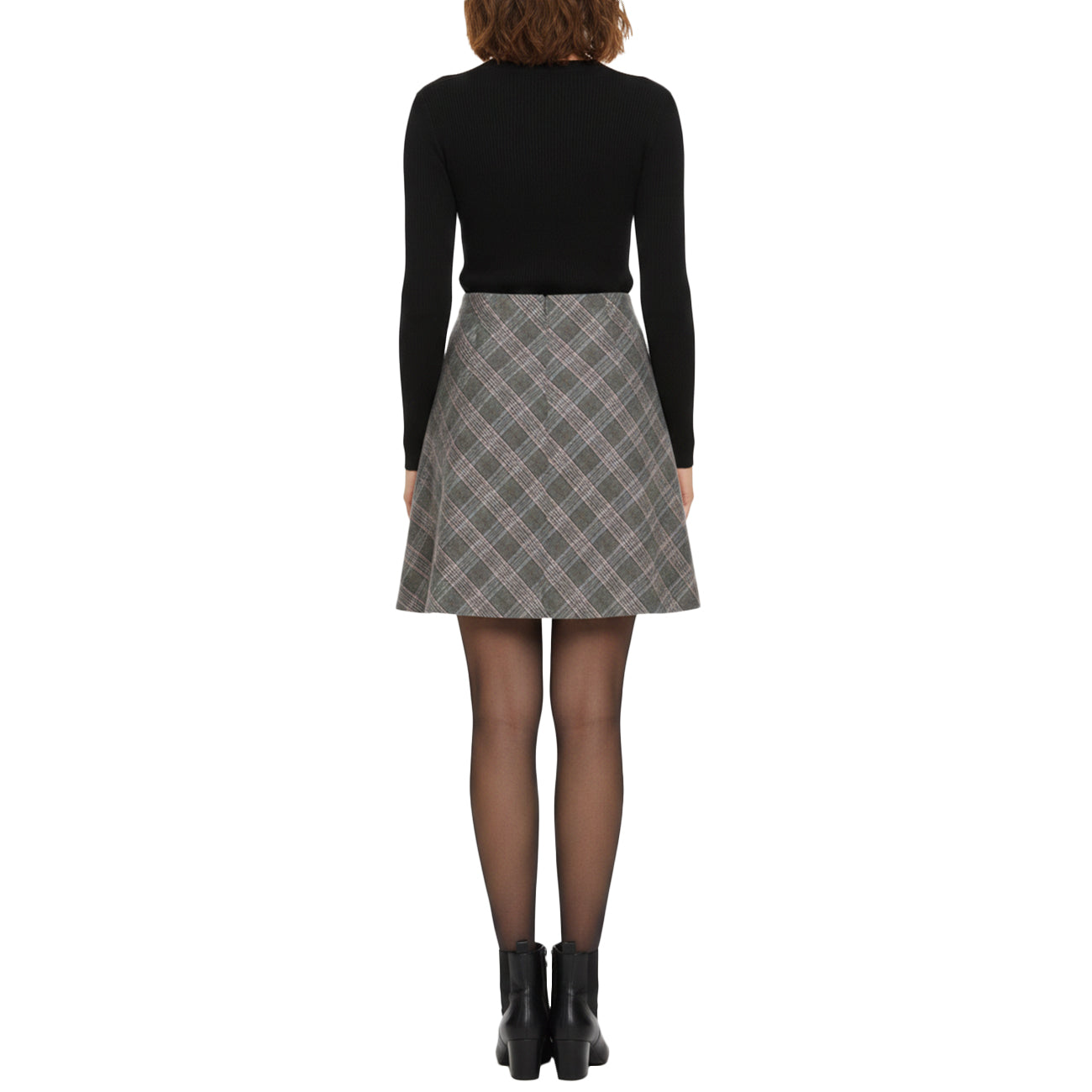 MASCHERONI Gonna Sbieca 3220 4375 300 CAMEL BLACK 