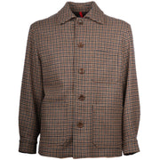 MASCHERONI Giacca Workwear in Lana Con Fantasia 790000ME13 32 PIED POULE 