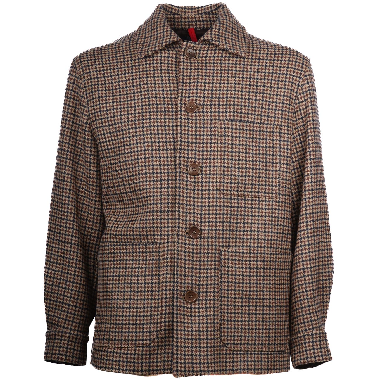 MASCHERONI Giacca Workwear in Lana Con Fantasia 790000ME13 32 PIED POULE 