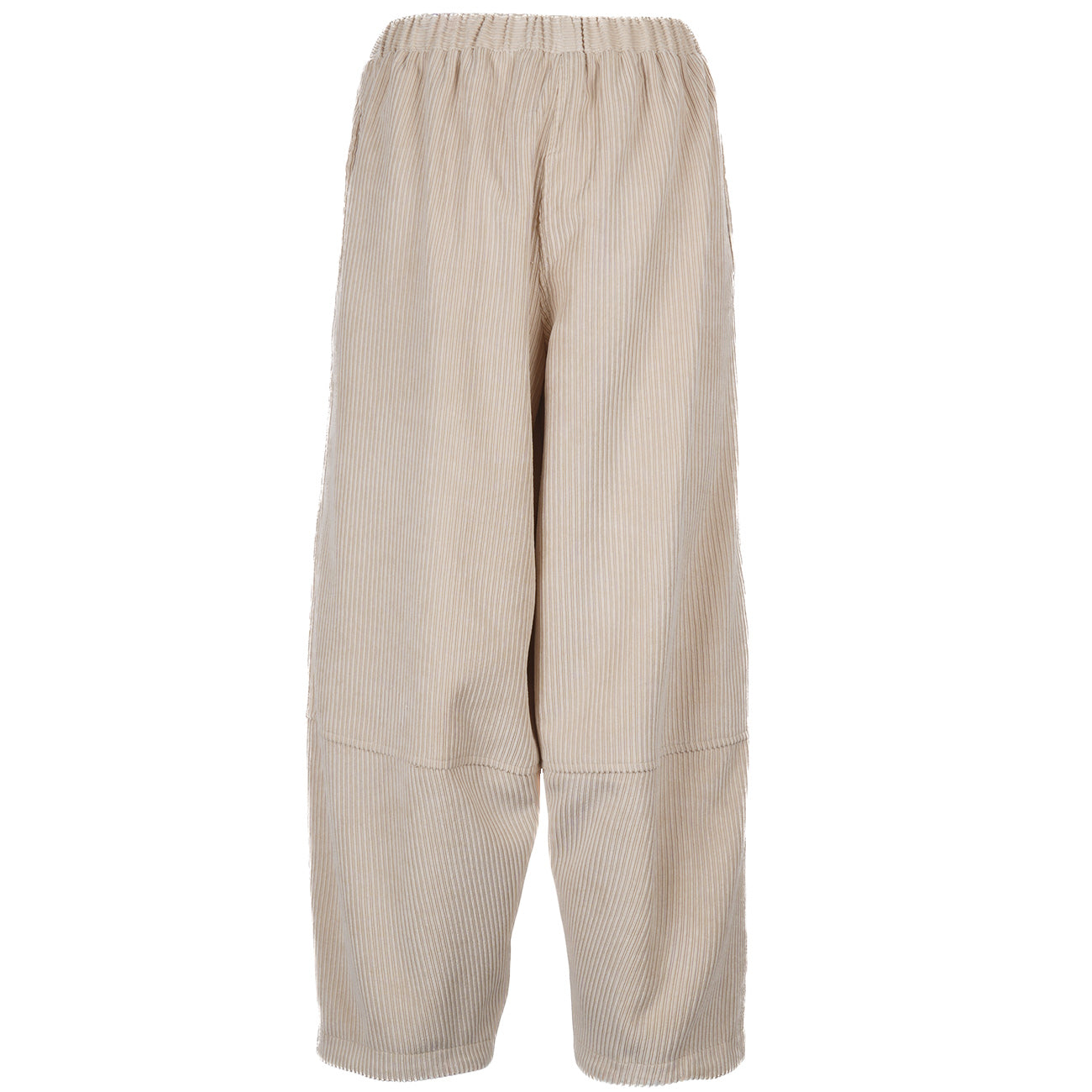 MASCHERONI Pantaloni in Velluto a Coste P002349 009 GESSO 