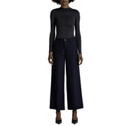 NOIR E BLEU Pantalone In Flanella Blu DENISE 48 BLU 