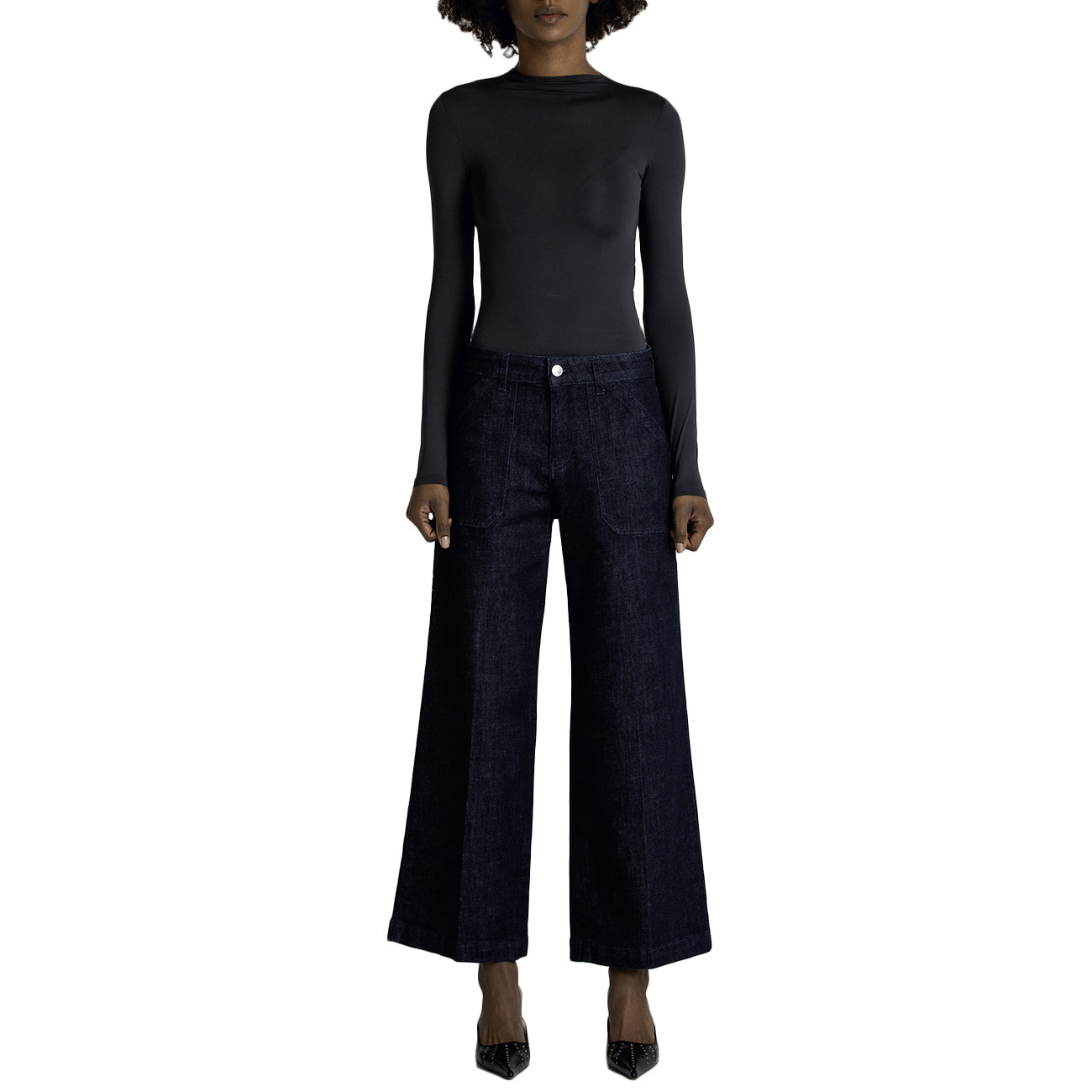 NOIR E BLEU Pantalone Work DENISE L310 DENIM SCURO 