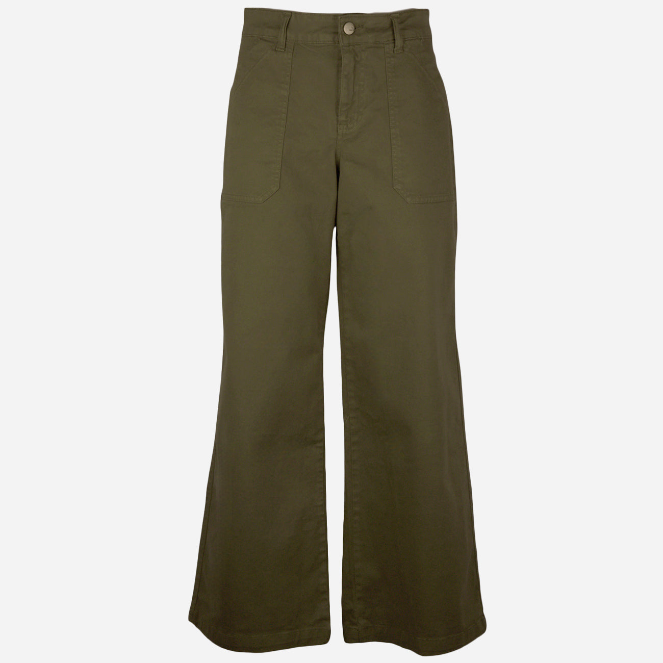 NOIR E BLEU Pantalone Work Gabardina DENISE WORK 9 MILITARY 