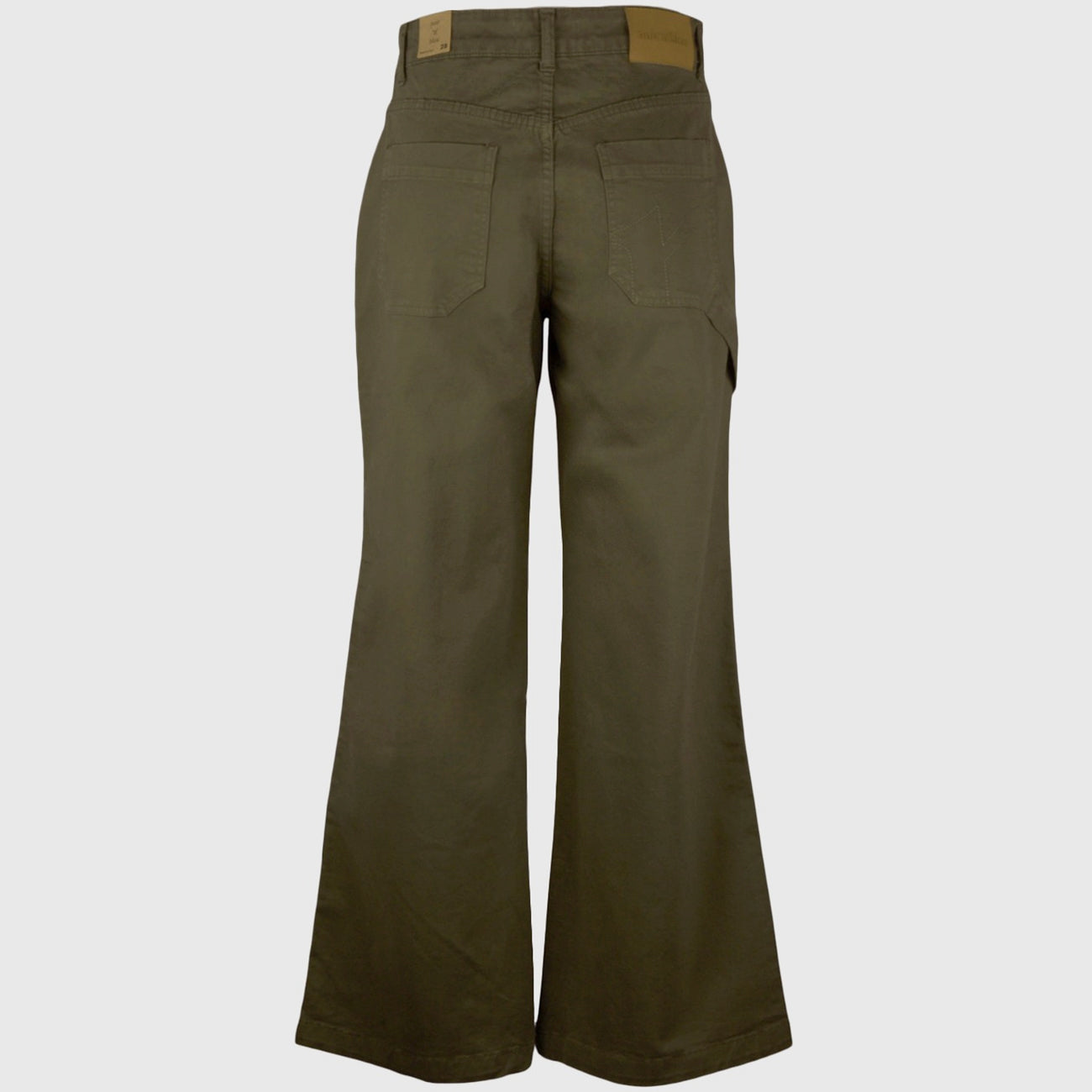 NOIR E BLEU Pantalone Work Gabardina DENISE WORK 9 MILITARY 
