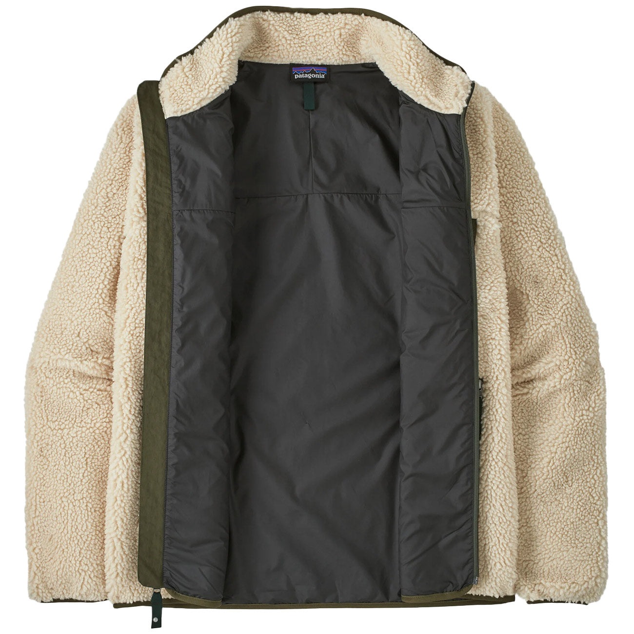 PATAGONIA Giacca In Pile Retro-X® Classica 23057 DNBA/DARK NAT W/BASIN GREEN 
