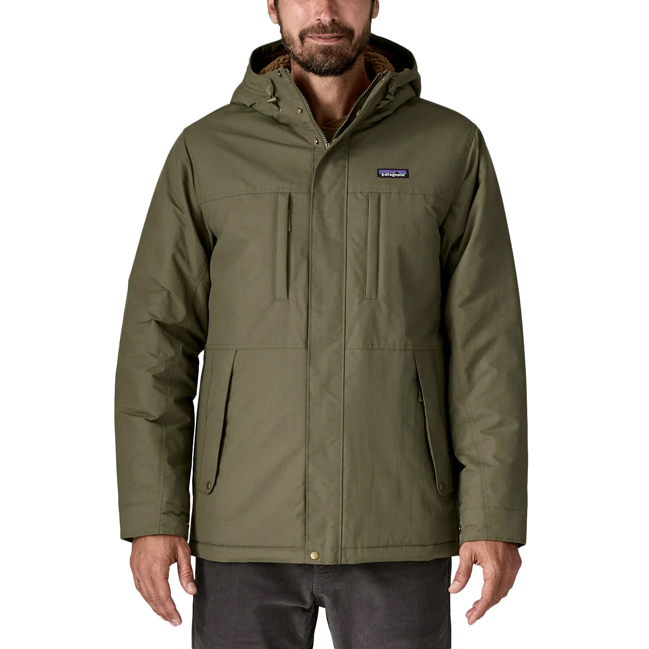 PATAGONIA Men's Isthmus Parka 27023 BSNG/BASIN GREEN 