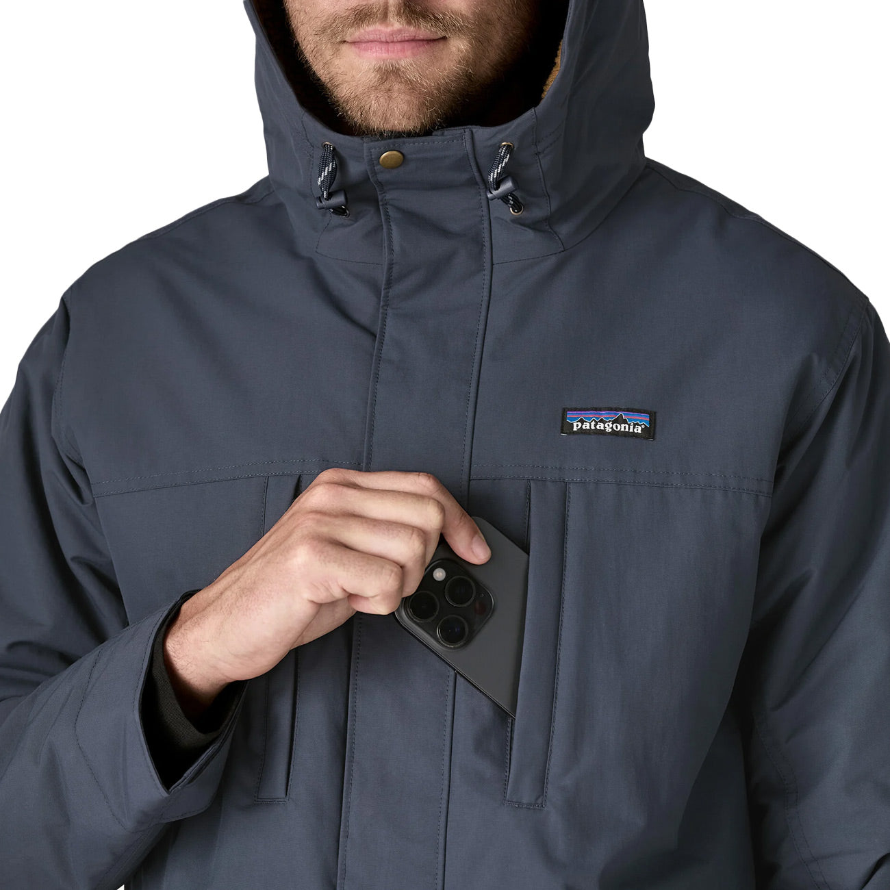 PATAGONIA Men's Isthmus Parka 27023 SMDB/SMOLDER BLUE 