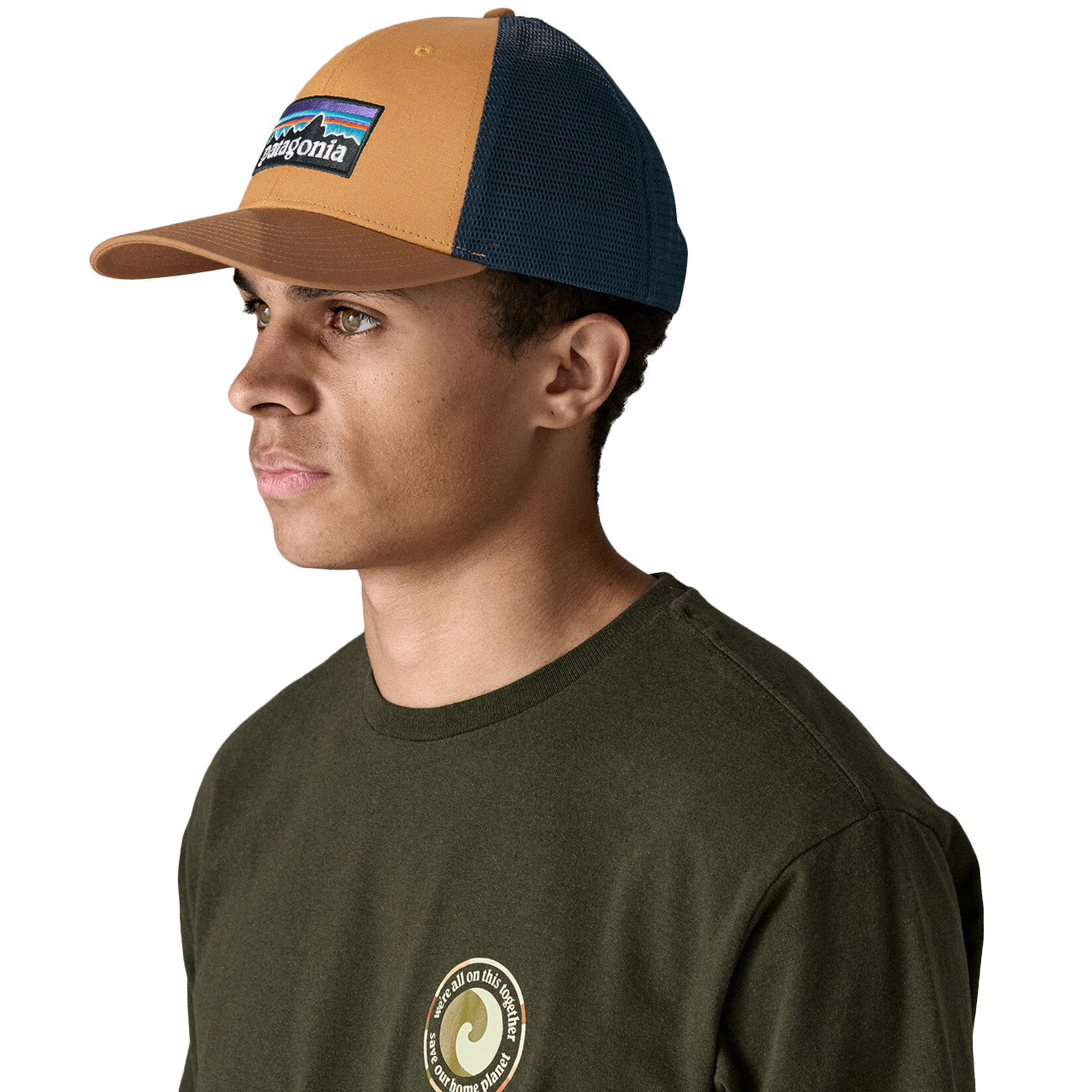 PATAGONIA Cappellino LoPro Trucker Con Logo P-6 38283 TNGO/TALON GOLD 
