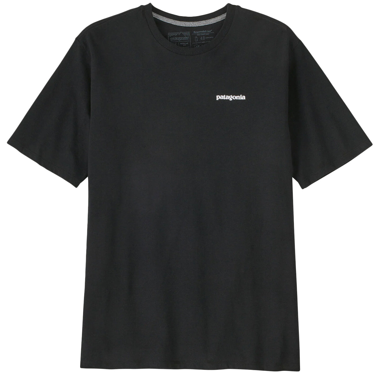 PATAGONIA Men's P-6 Logo Responsibili-Tee® 38504 BLK/BLACK 