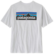 PATAGONIA Men's P-6 Logo Responsibili-Tee® 38504 WHI/WHITE 