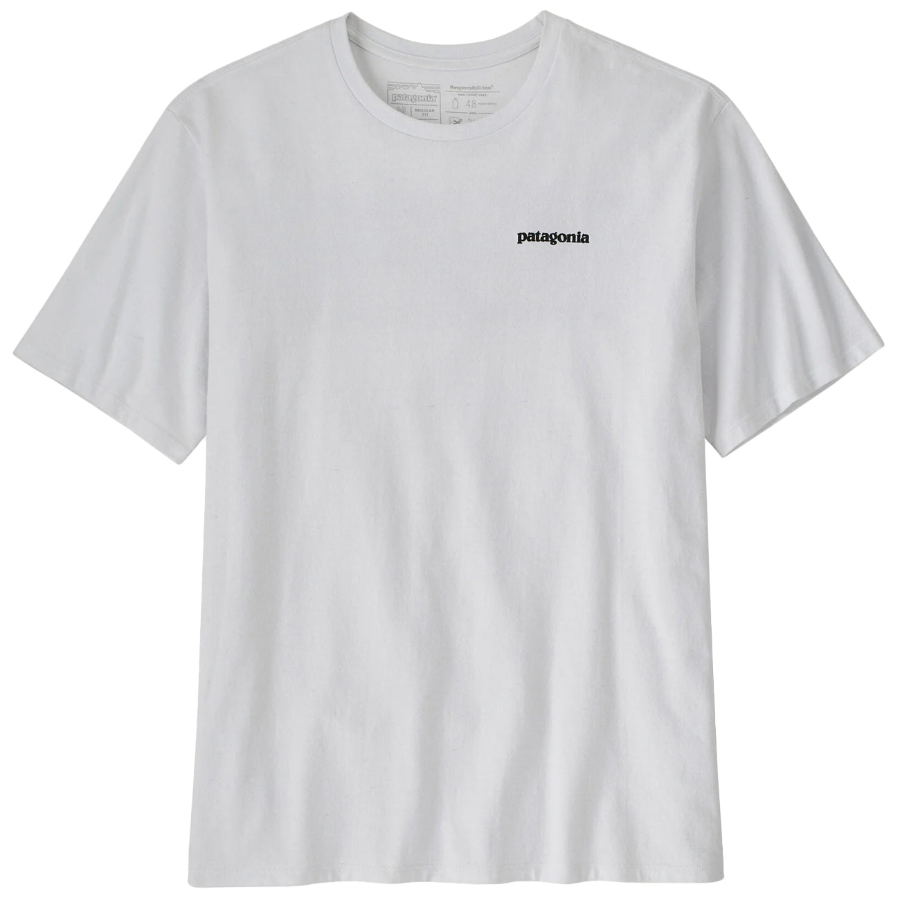 PATAGONIA Men's P-6 Logo Responsibili-Tee® 38504 WHI/WHITE 