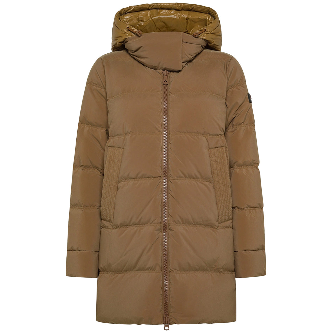 PEUTEREY Piumino Con Cappuccio In Contrasto Unix Ml Bmat PED4838 01190986 894ID BROWN 