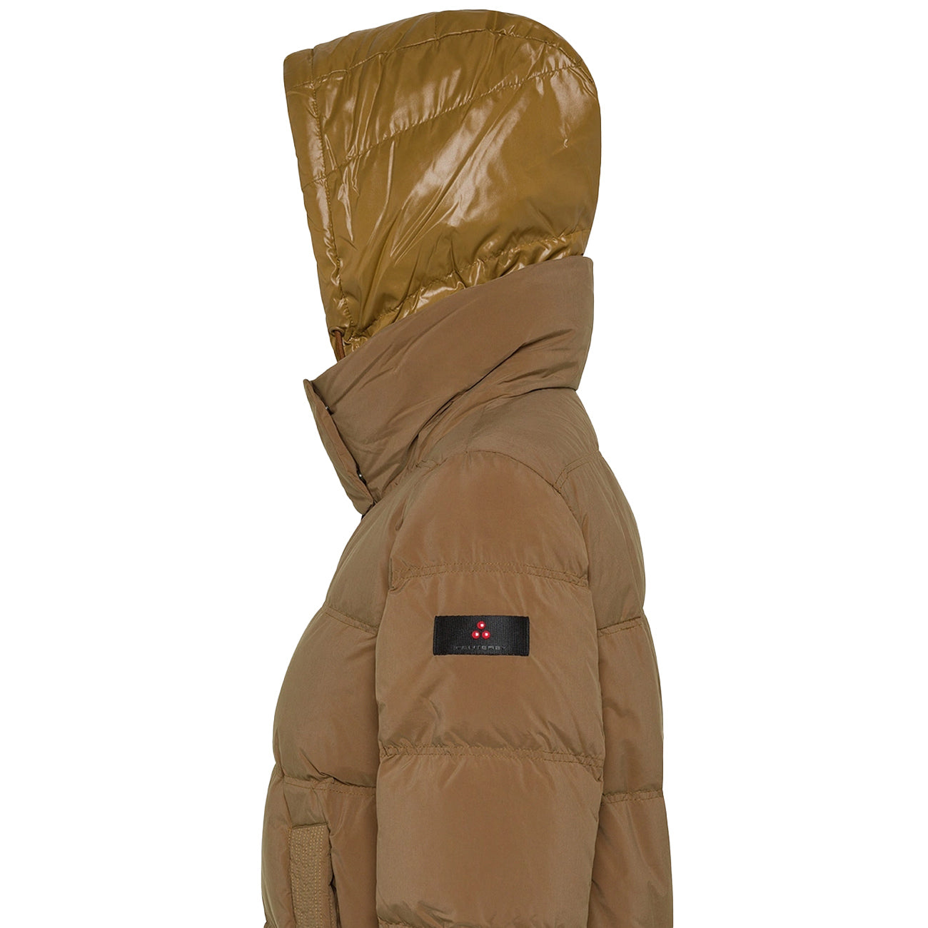 PEUTEREY Piumino Con Cappuccio In Contrasto Unix Ml Bmat PED4838 01190986 894ID BROWN 