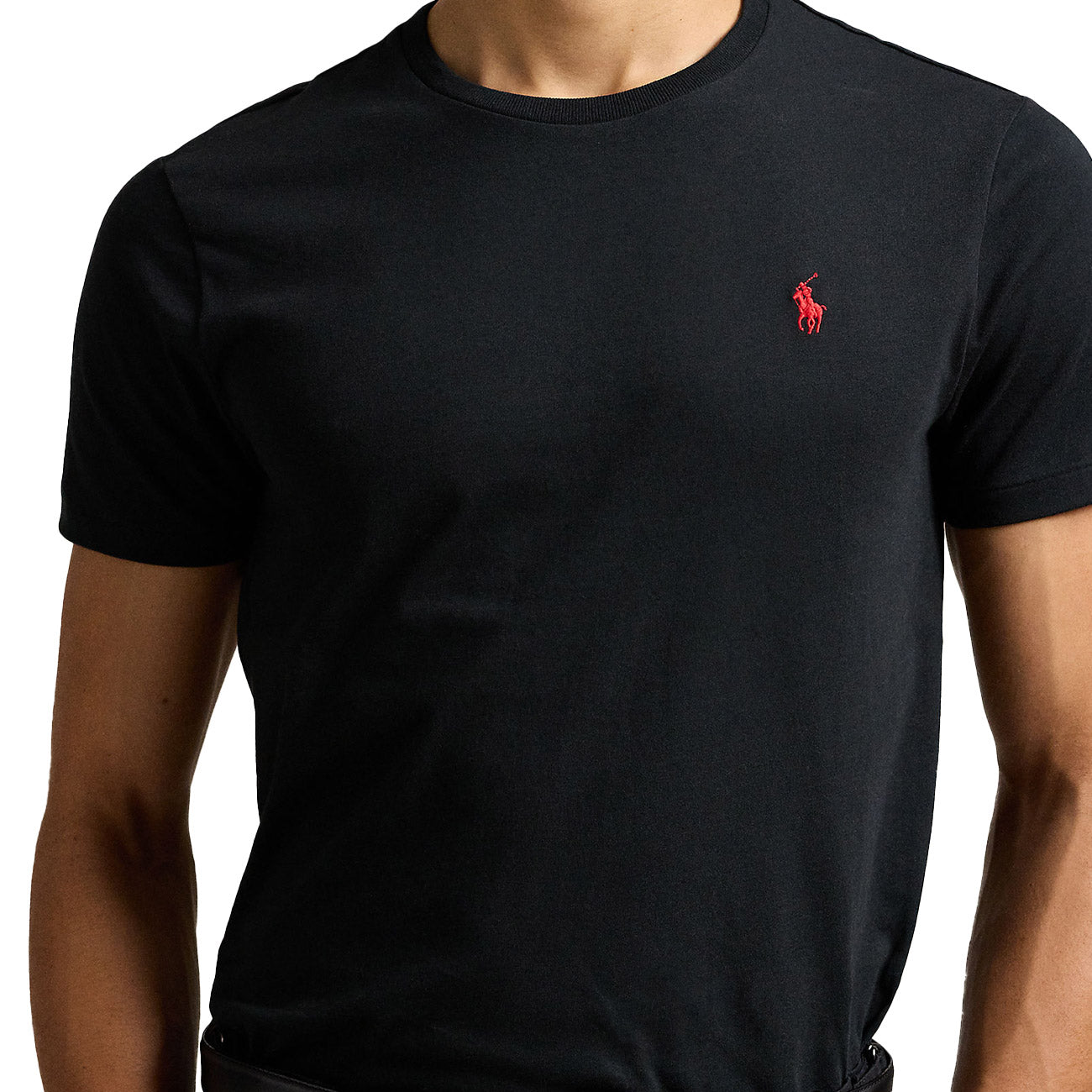 POLO RALPH LAUREN T-Shirt Girocollo In Jersey Slim Fit 710680785 001 RL BLACK 