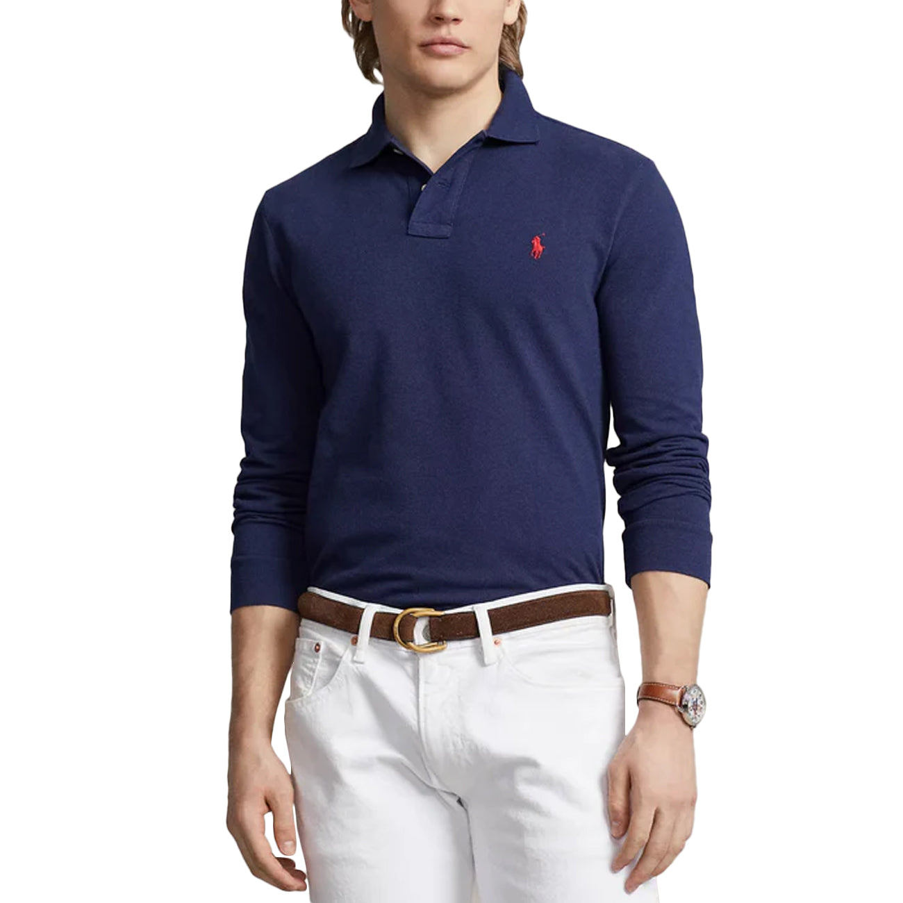 POLO RALPH LAUREN Polo Sleeve-Knit 7106811126 038 NEWPORT NAVY/C3870 