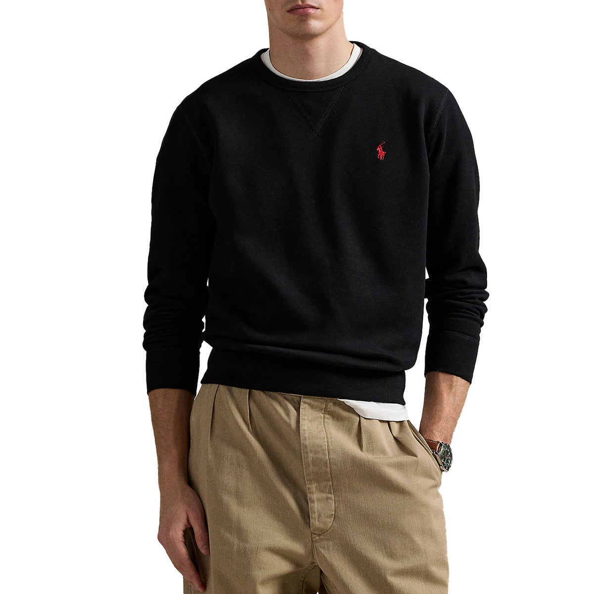 POLO RALPH LAUREN La Felpa In Pile 710766772 001 POLO BLACK 