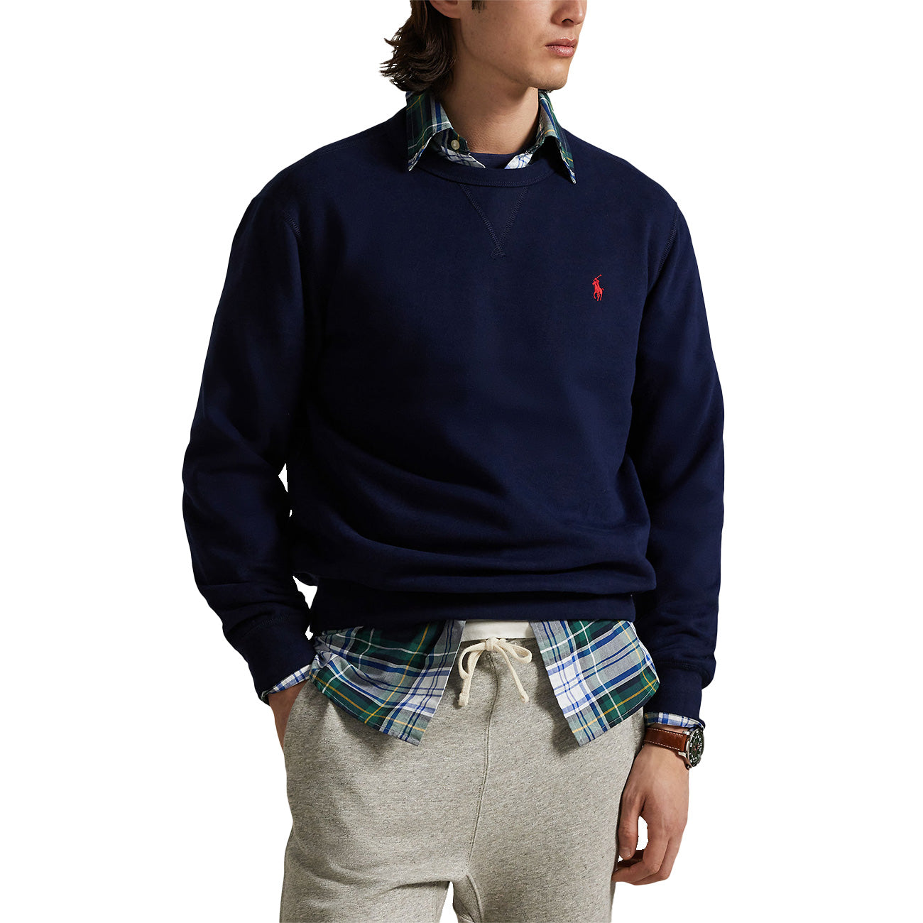 POLO RALPH LAUREN La Felpa In Pile 710766772 003 CRUISE NAVY 