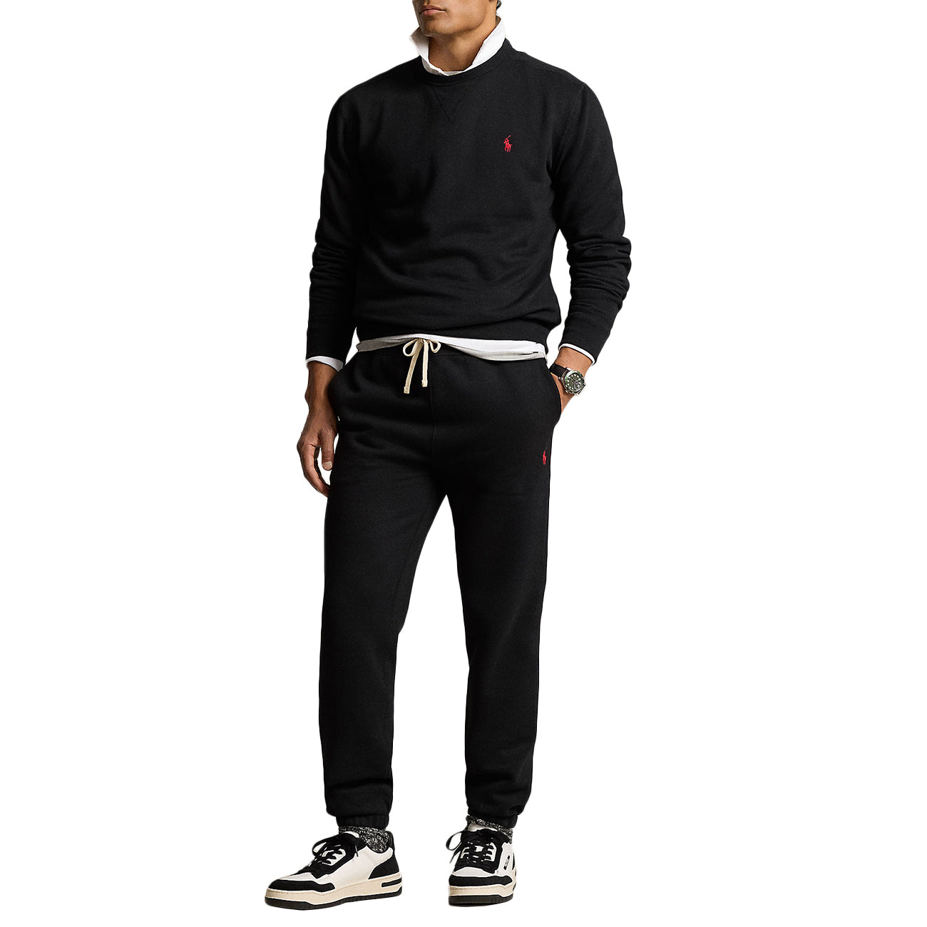 POLO RALPH LAUREN Pantaloni Della Tuta In Pile 710793939 001 POLO BLACK 