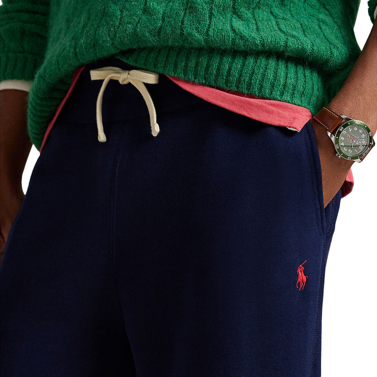 POLO RALPH LAUREN Pantaloni Della Tuta In Pile 710793939 003 CRUISE NAVY 